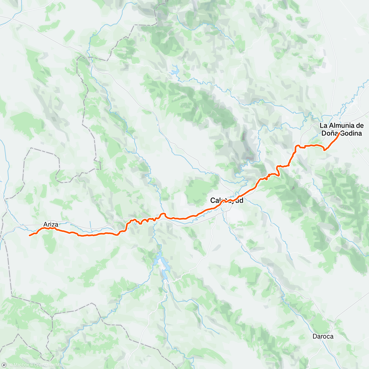 Map of the activity, Haciendo hambre.R23