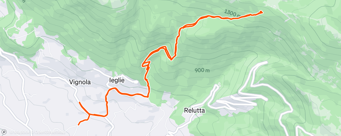 Map of the activity, Sessione di e-mountain biking all’ora di pranzo