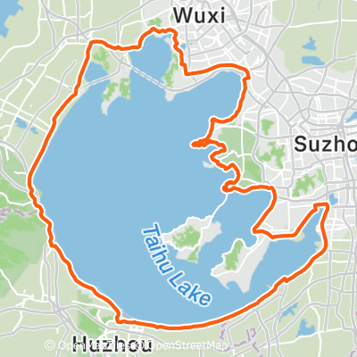环太湖 | 296.7 km Cycling Route on Strava