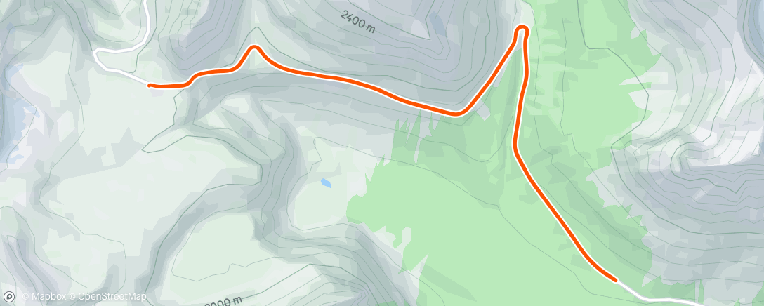 Map of the activity, Afternoon Ride