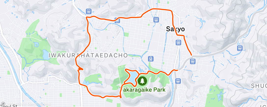 Map of the activity, Hot Fartlek 😍