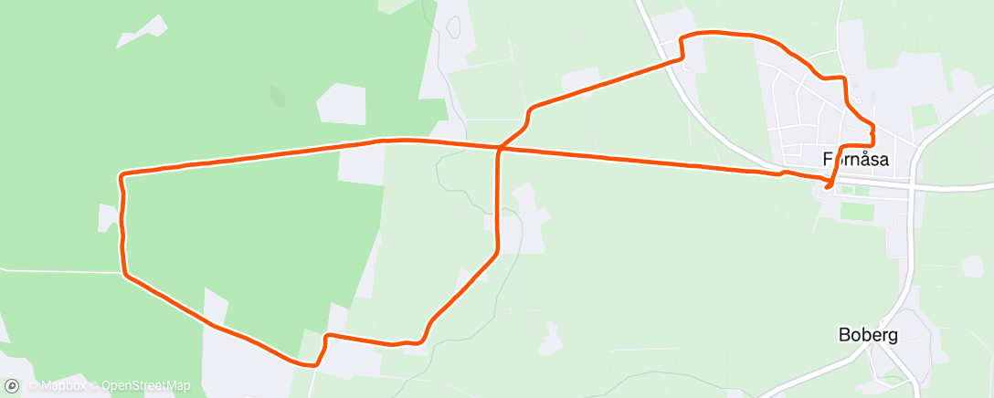 Map of the activity, Lunch Run