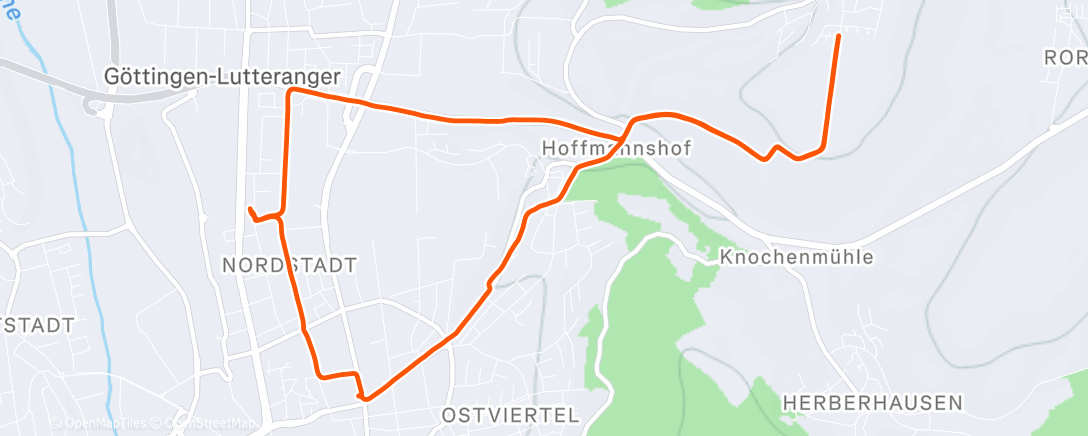 Карта физической активности (Afternoon Walk)