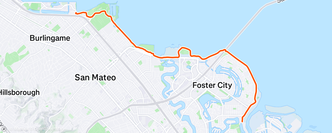 Map of the activity, Morning Ride