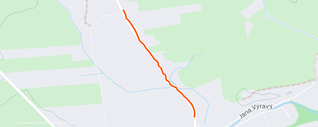 Map of the activity, Lunch Walk