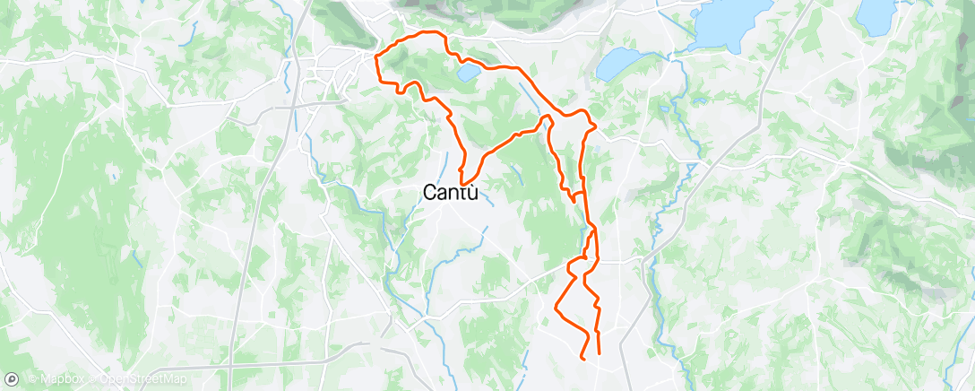 Mapa de la actividad, Sortie vélo dans l'après-midi