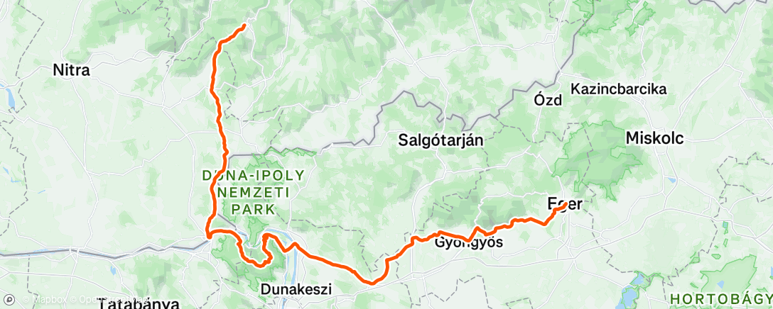 Map of the activity, Morning Ride