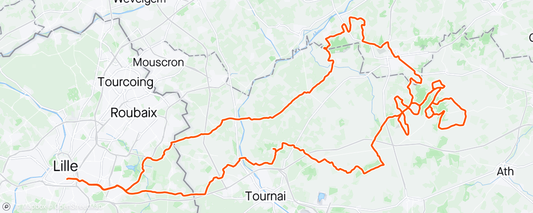 Map of the activity, Des monts à gogo 🎢