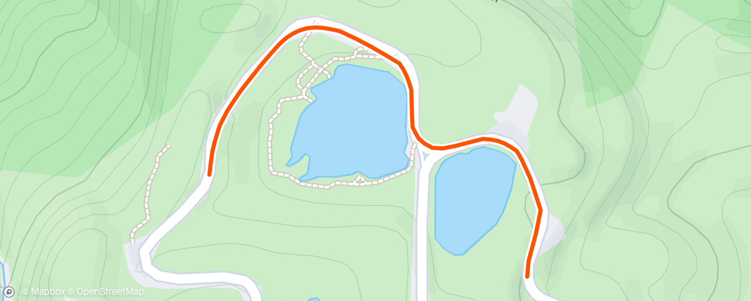 Map of the activity, Ski to Sea: Post Race Decent