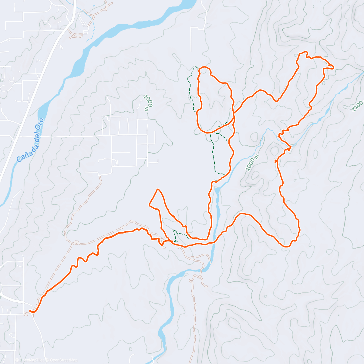 Map of the activity, Middlegate w/ Christian