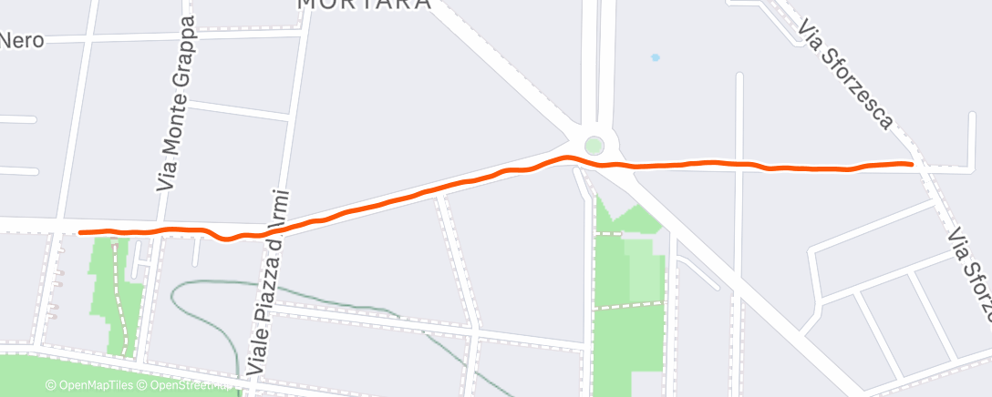 Карта физической активности (Morning Run)