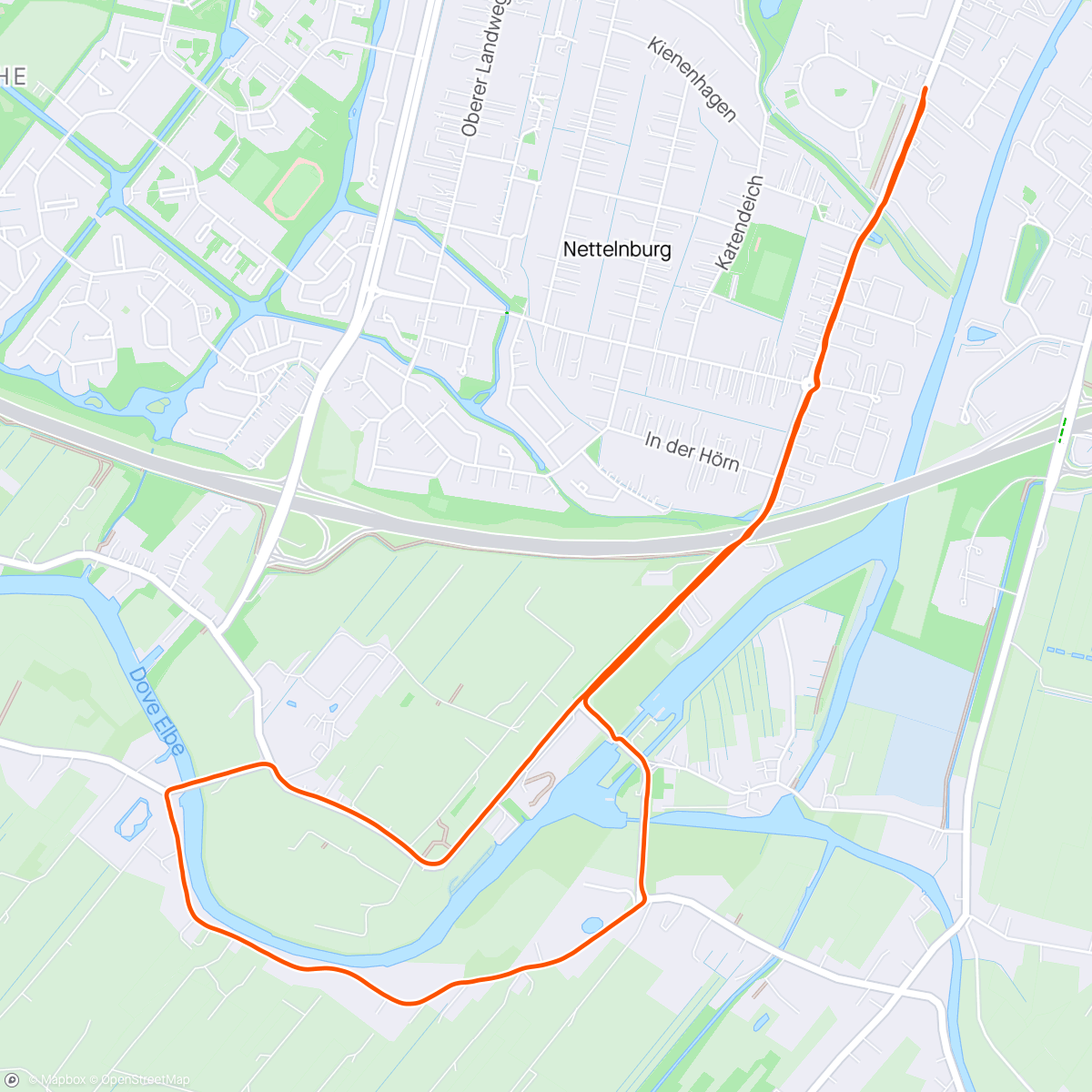 Map of the activity, ☀️ Morning run