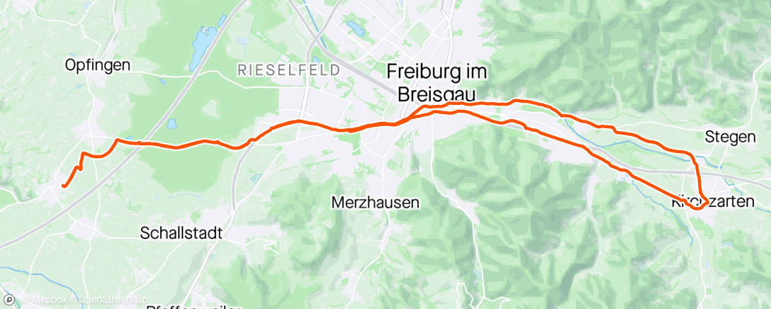Mappa dell'attività Nachtradfahrt