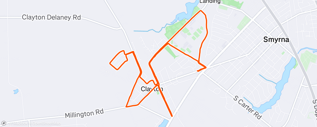 Map of the activity, Afternoon Ride