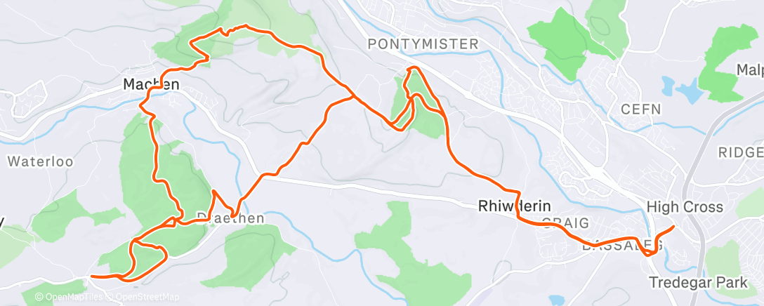Map of the activity, Morning E-Bike Ride