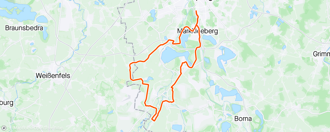 Map of the activity, Elsteraue