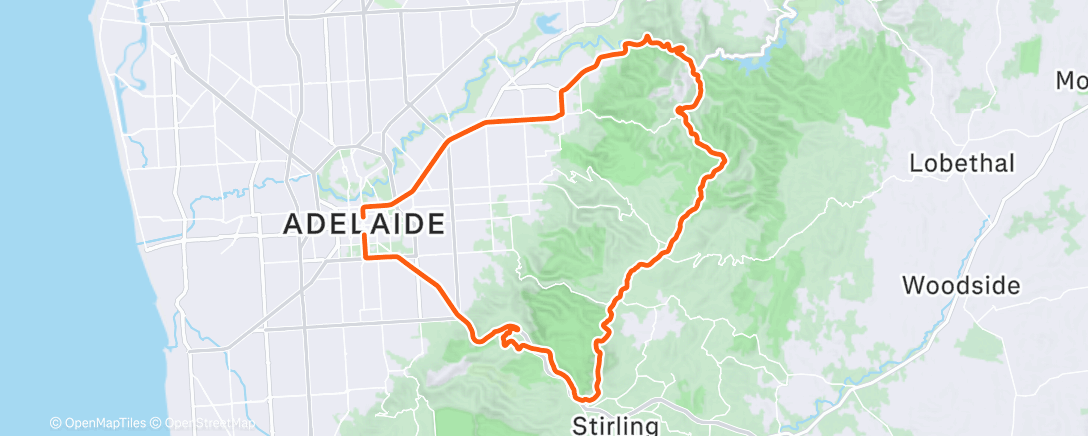 Map of the activity, 24u later maar we zijn er😍🇦🇺