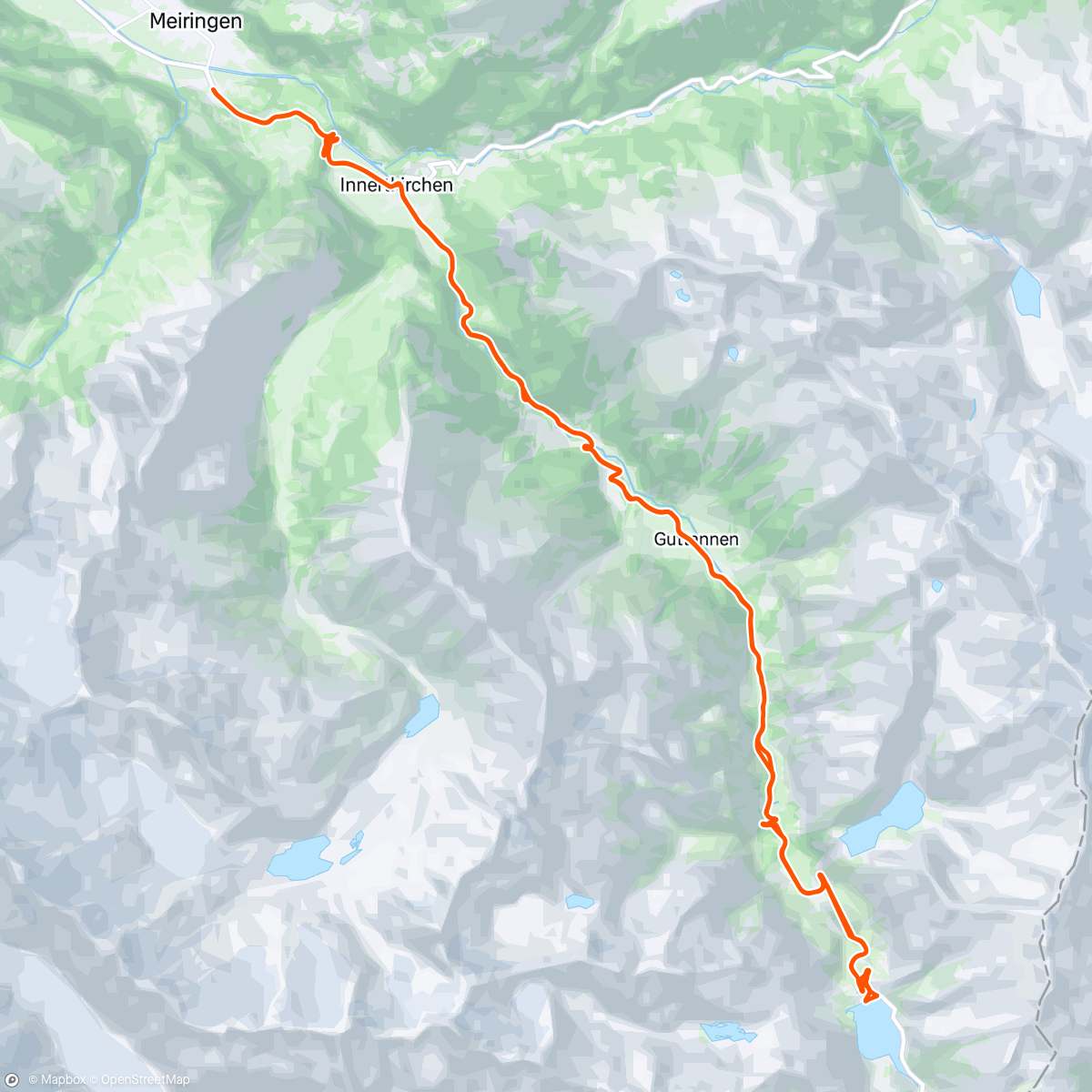 Map of the activity, Räterichsboden