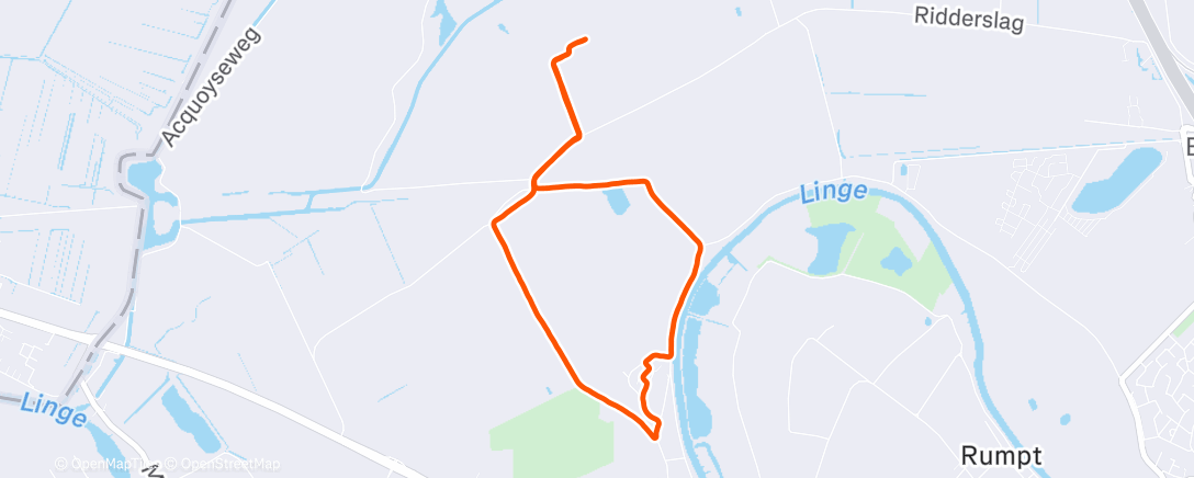 Map of the activity, Morning walk ☀️