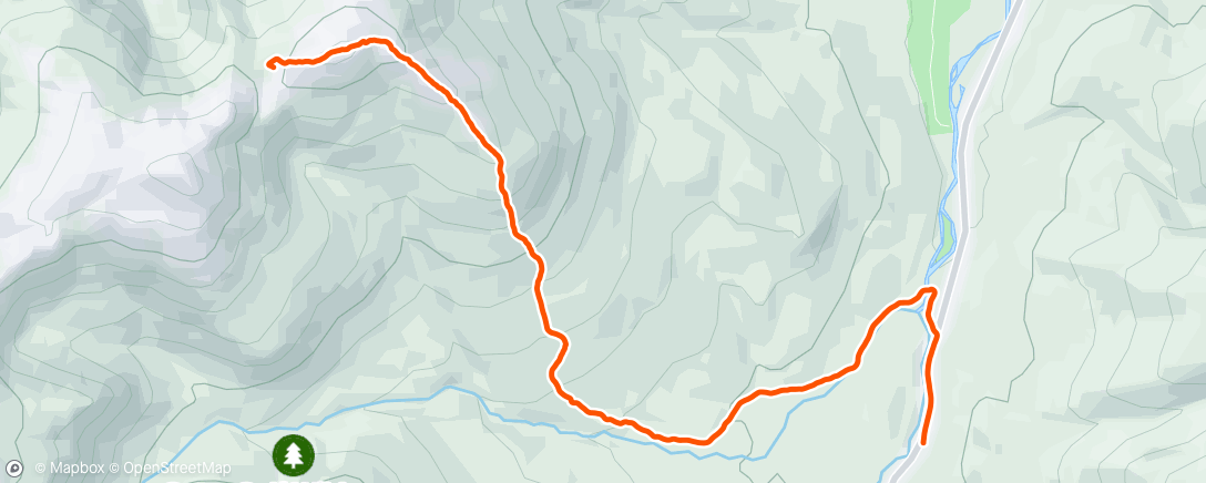 Map of the activity, Madison Hut - 19 Mile Brook Trailhead
