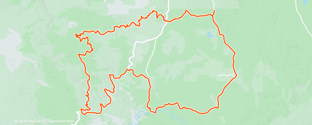 Карта физической активности (Afternoon Mountain Bike Ride)