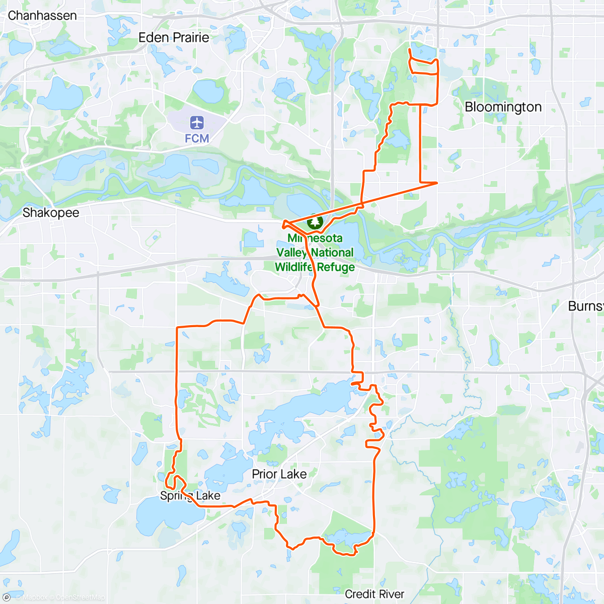 Map of the activity, Morning Ride with Jake Stiele