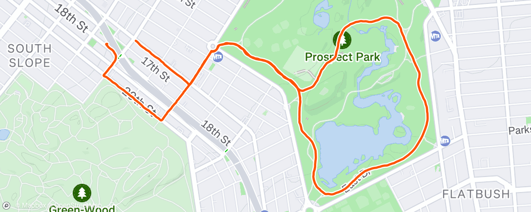 Map of the activity, Sun Run ☀️