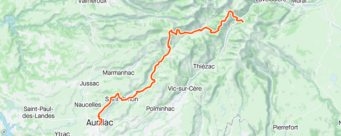Kaart van de activiteit “UTPMA - Grand Trail du Lioran
52 km / 1900 D+ / 2500 D-”