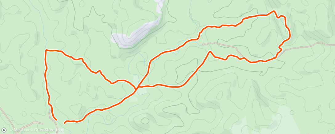 Map of the activity, Adventure Trails Race