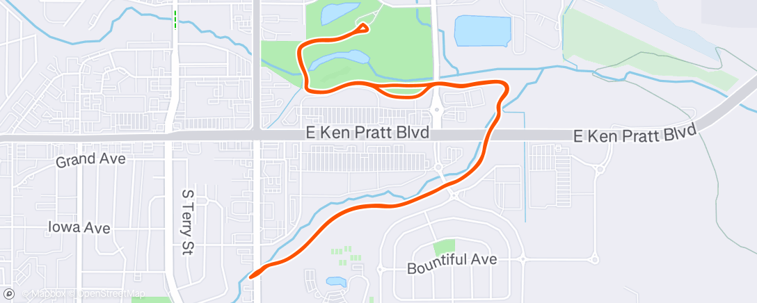 Map of the activity, Lunch Walk