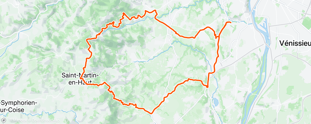 Map of the activity, S64 Sortie après le Tour 😀 température idéale 🌞🚴‍♂️🐍
