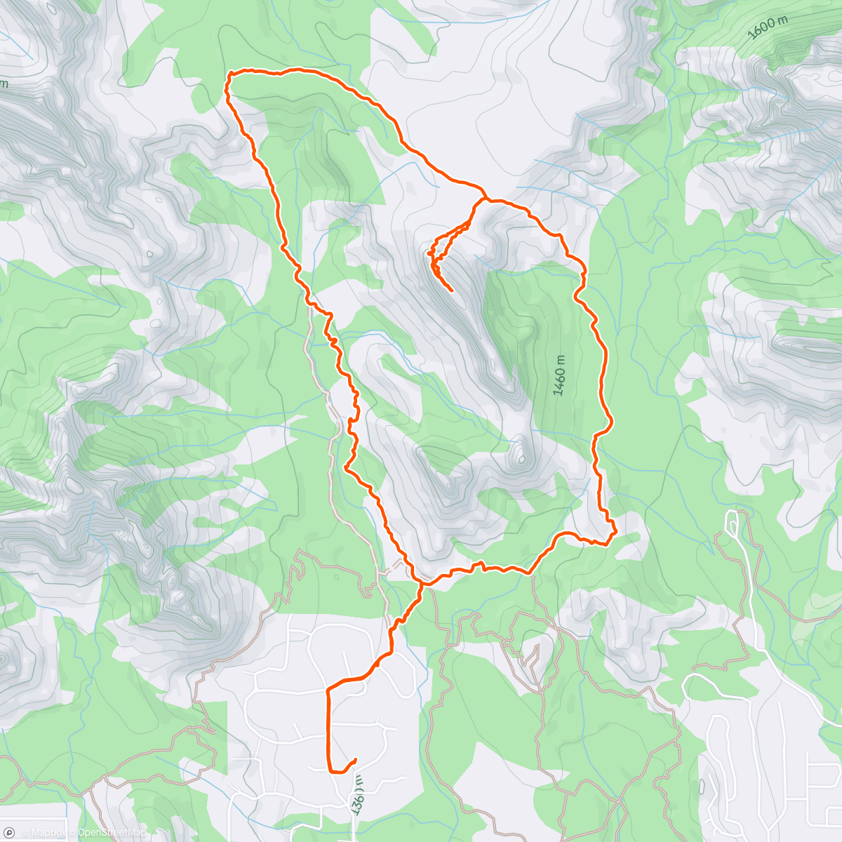 Карта физической активности (Sedona family hike - second hike of the day)