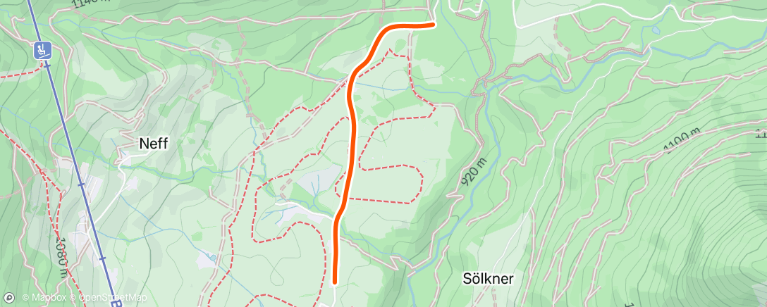 Map of the activity, Afternoon Ride