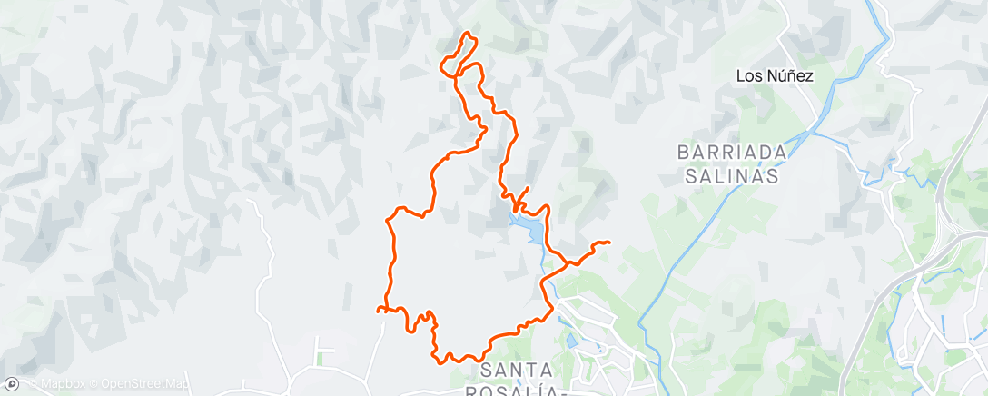 活动地图，Bicicleta de montaña matutina