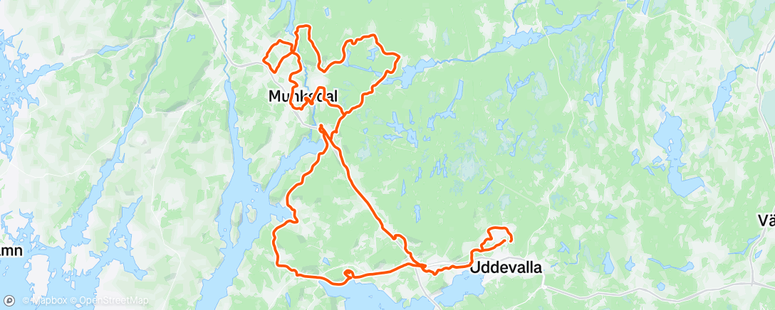 Map of the activity, Morning Ride