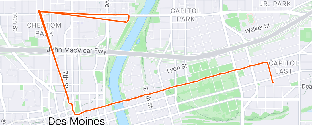 Map of the activity, strava 👎 again!