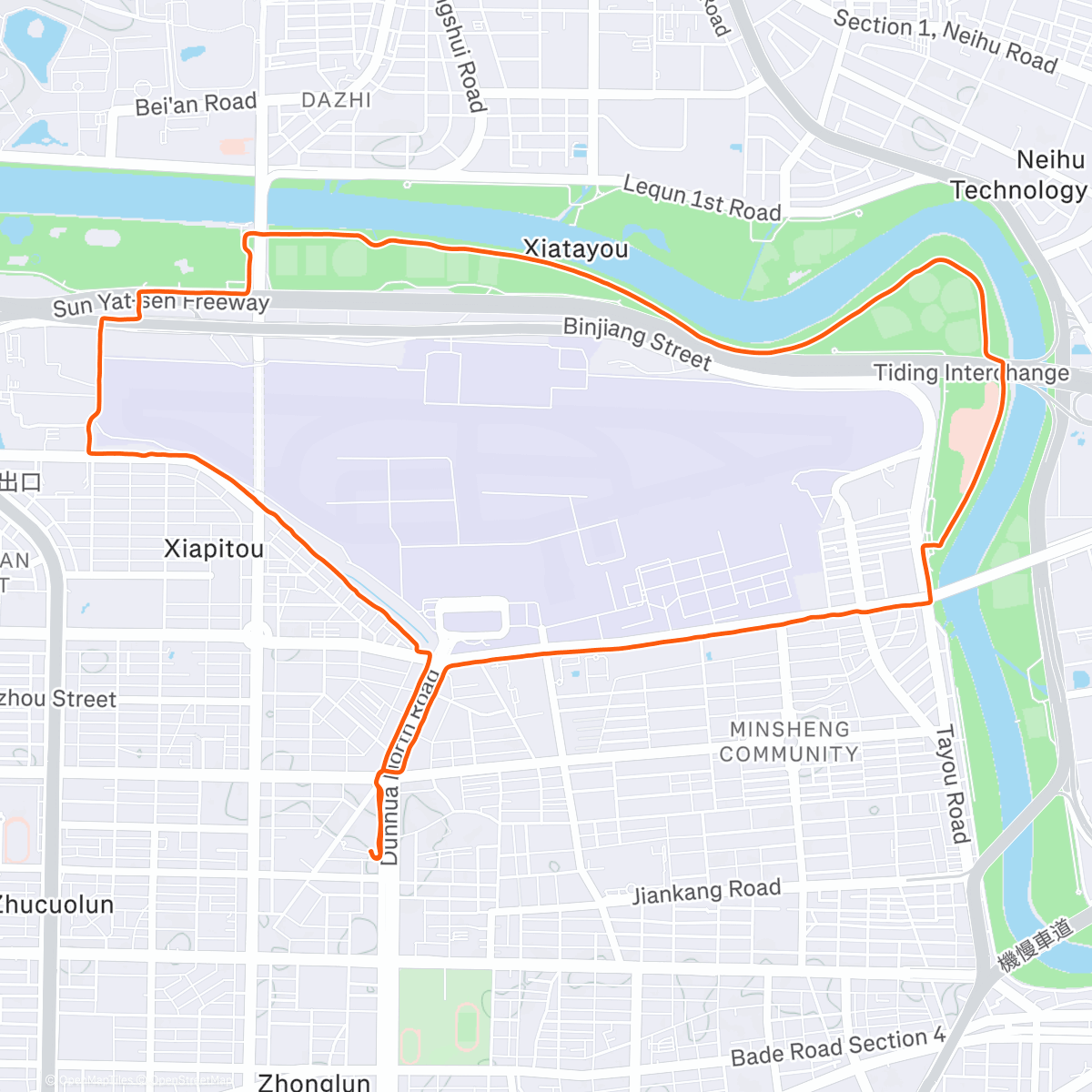 Map of the activity, Christmas Mode