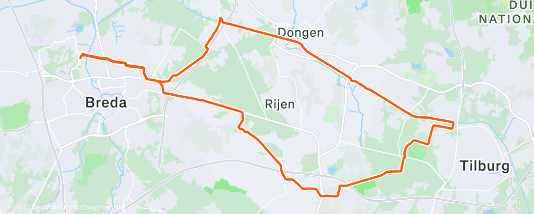 Map of the activity, Ochtendritje met Staske