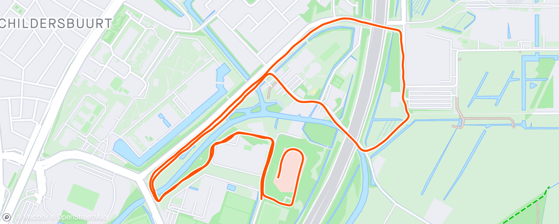 Map of the activity, Zomeravondcup 1 | 5KM