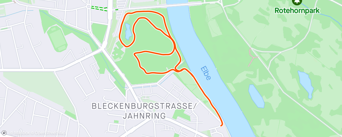 「Lauf am Abend」活動的地圖