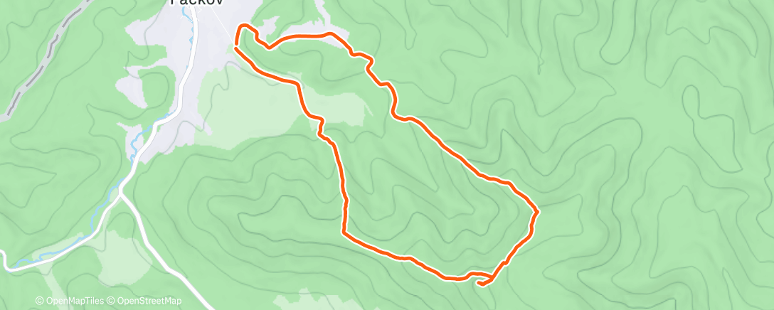 Карта физической активности (Morning Hike)