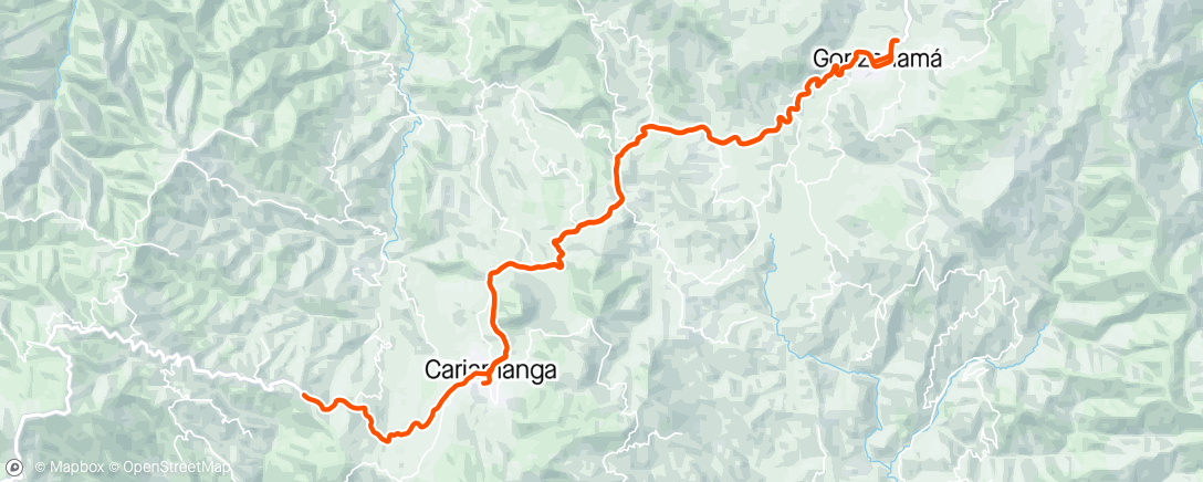 Map of the activity, Morning Ride 🌄