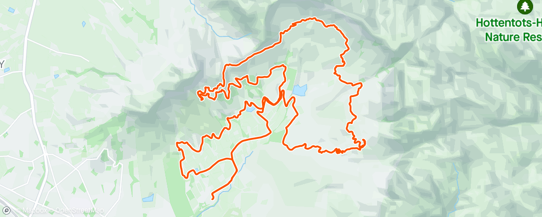 Map of the activity, Lourensford classic 2024