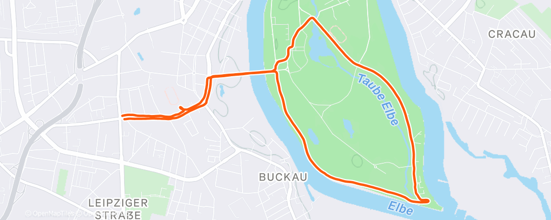 Карта физической активности (Mittagslauf)