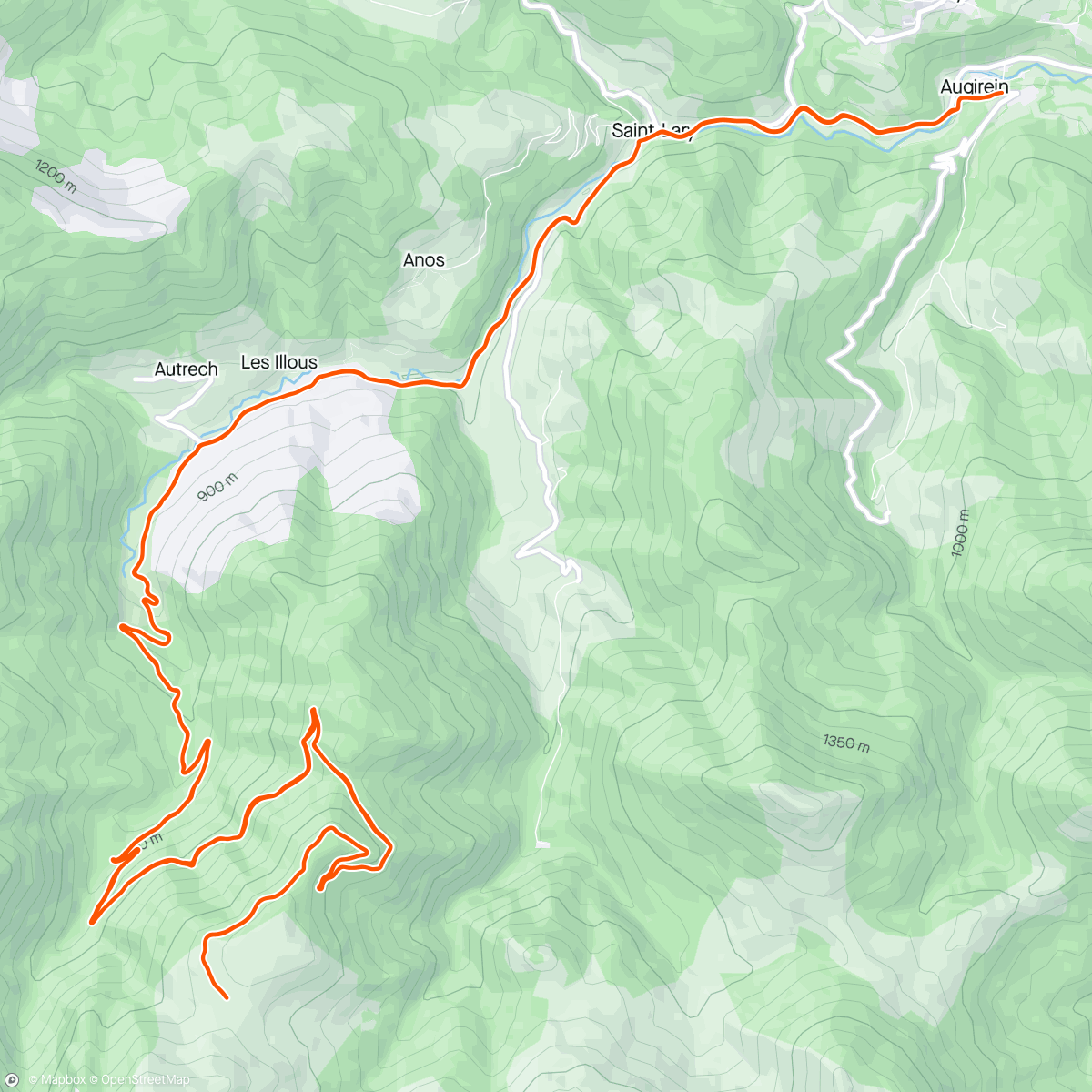 Map of the activity, L'Herbe soulette depuis Augirein -2024