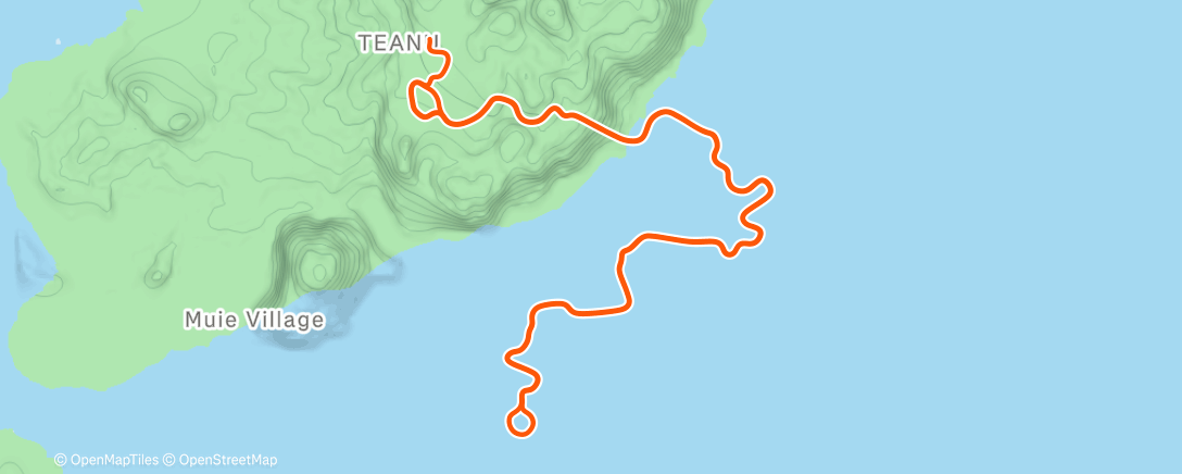 Карта физической активности (zwift-Z2 60min)