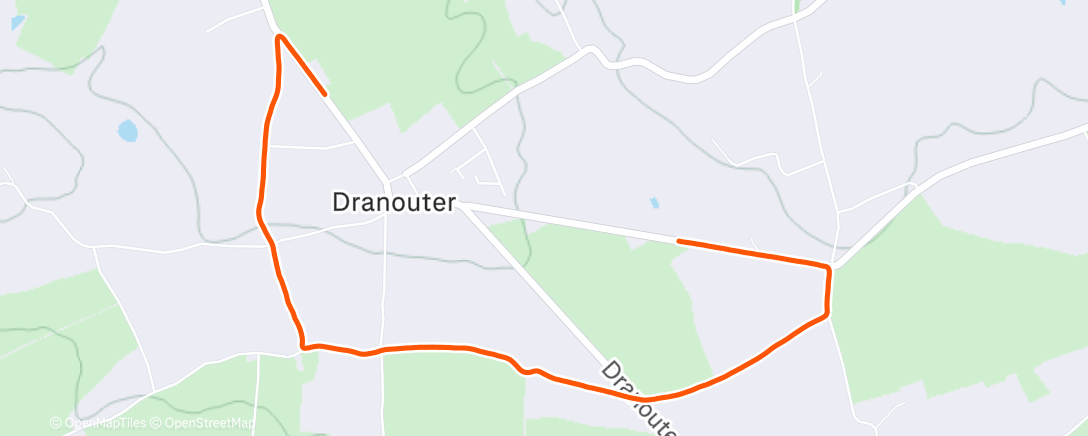 Karte der Aktivität „Course à pied dans la neige ❄️”