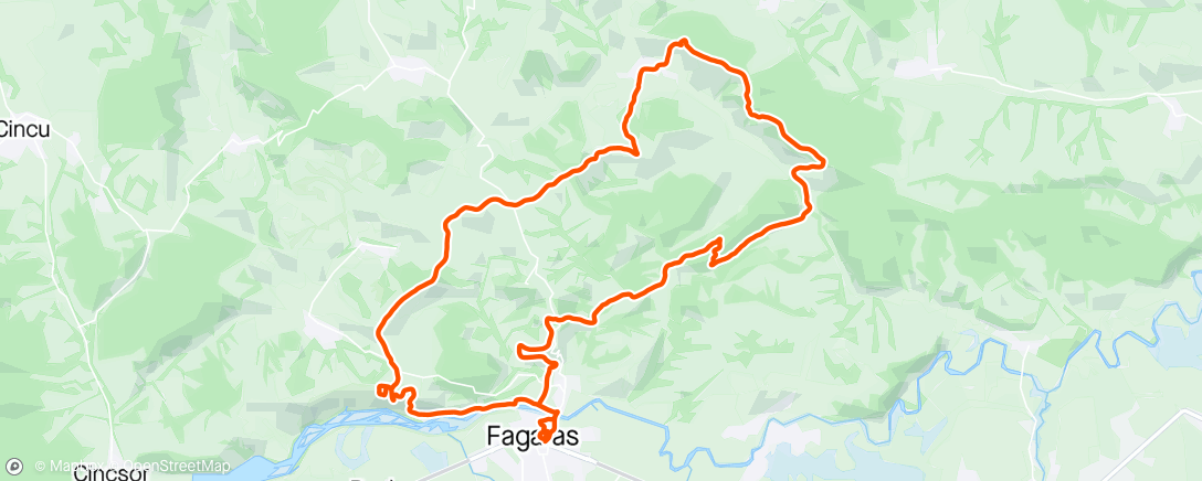 活动地图，Alergaras in Fagaras - Maratonul de pe Ardeal 47k
