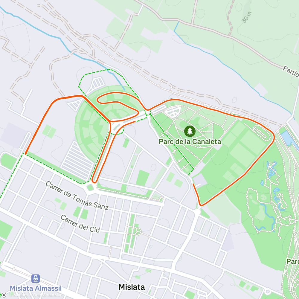 Map of the activity