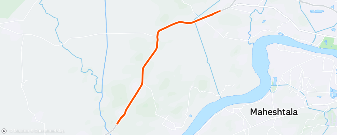 Map of the activity, Morning Ride
